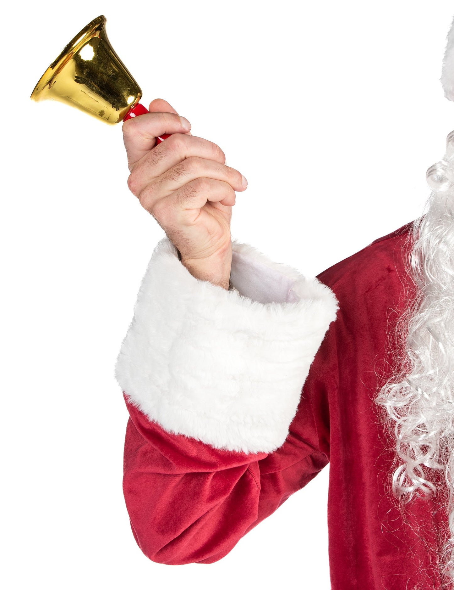 Костюм на Дядо Коледа за възрастни с кадифен ефект