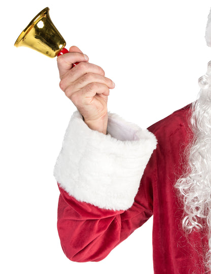 Костюм на Дядо Коледа за възрастни с кадифен ефект