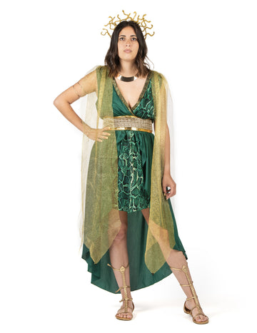 Костюм за богиня Медуза за жени