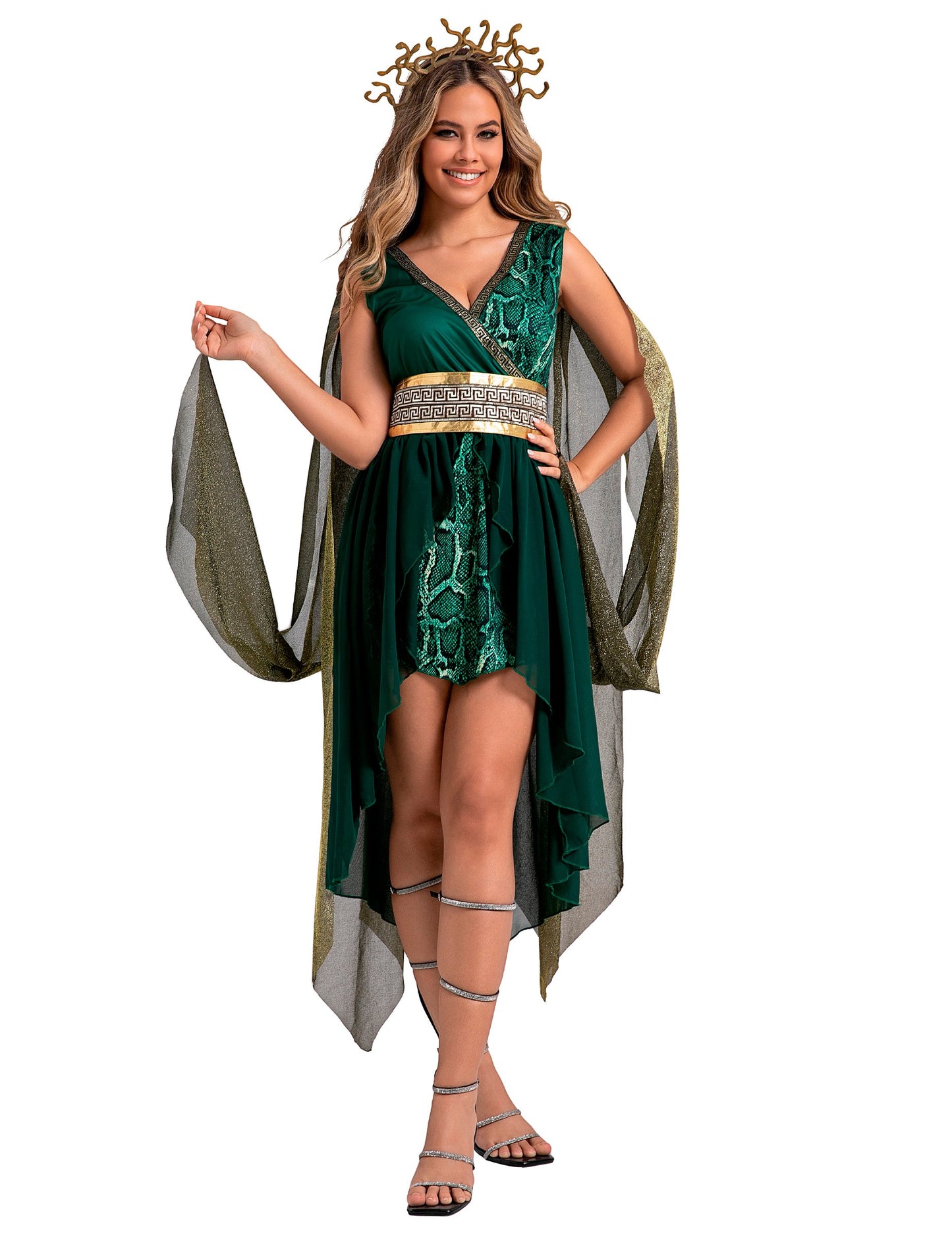 Костюм за богиня Медуза за жени