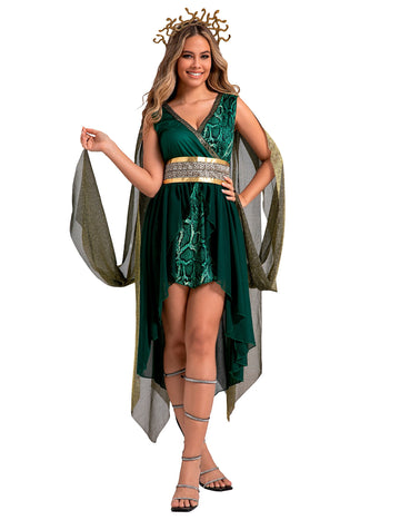 Костюм за богиня Медуза за жени