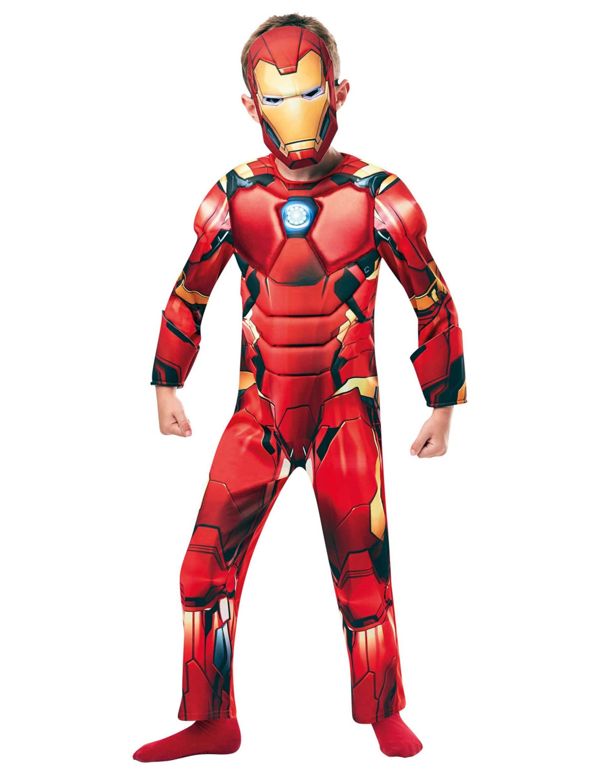 Отпред на луксозния костюм Iron Man за дете