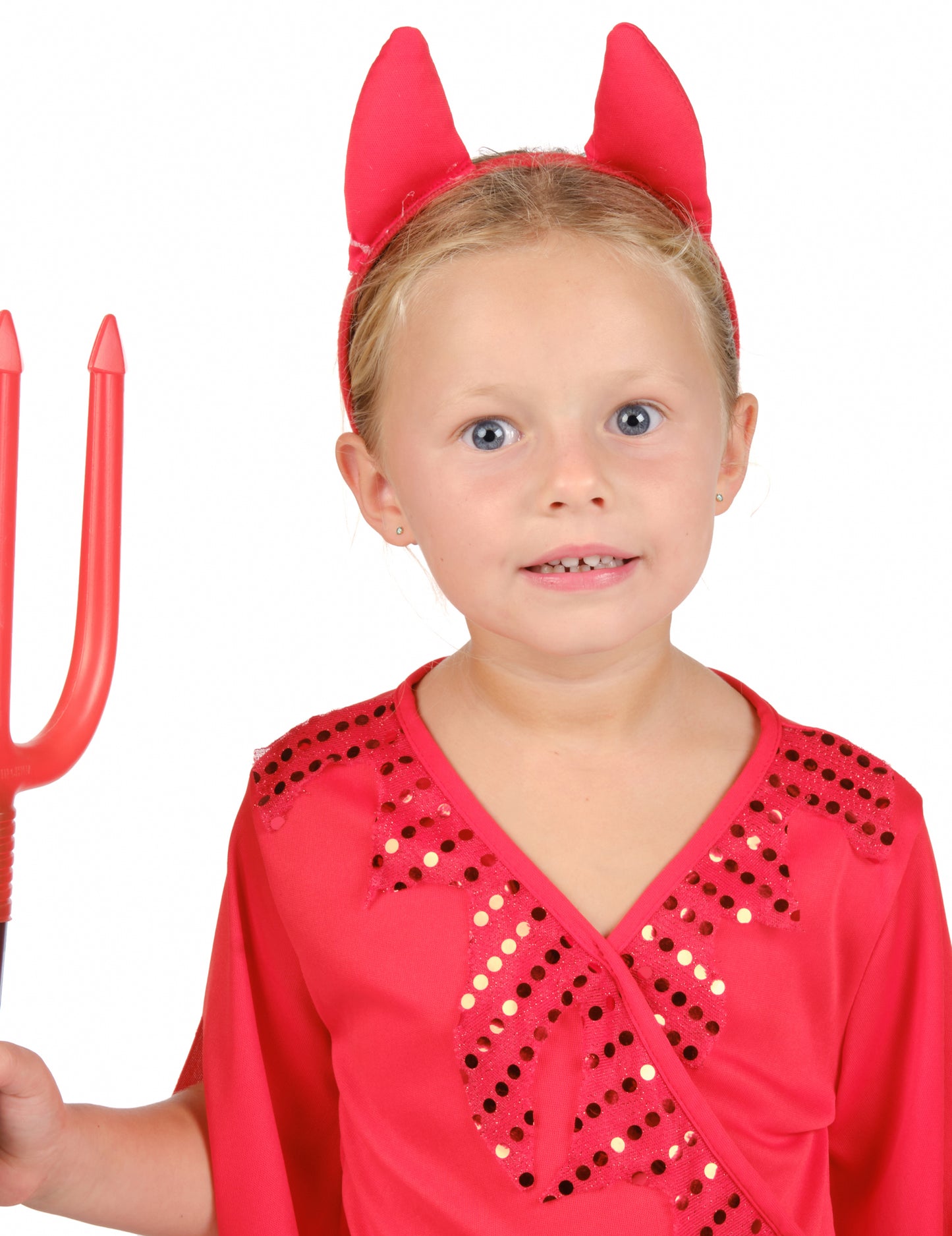 Костюм на червения дявол момиче