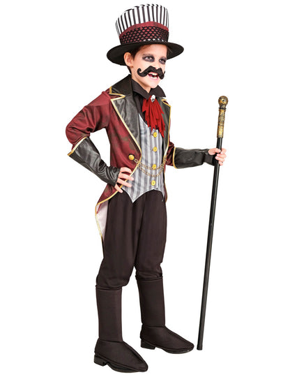 Костюм на Зловещ цирков директор за деца