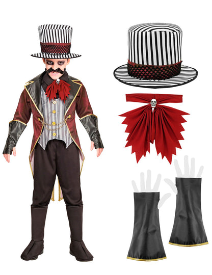 Костюм на Зловещ цирков директор за деца