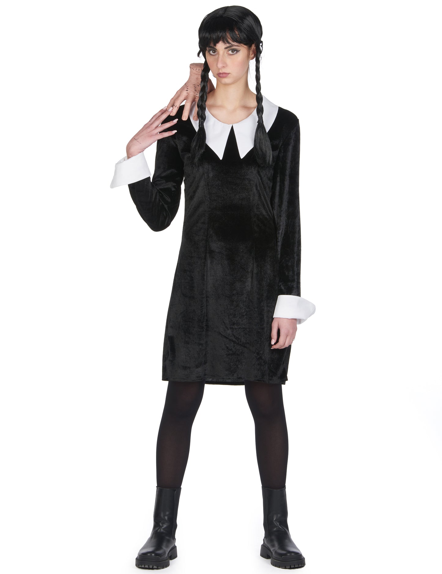 Черно кадифено готическо кадифено прикриване