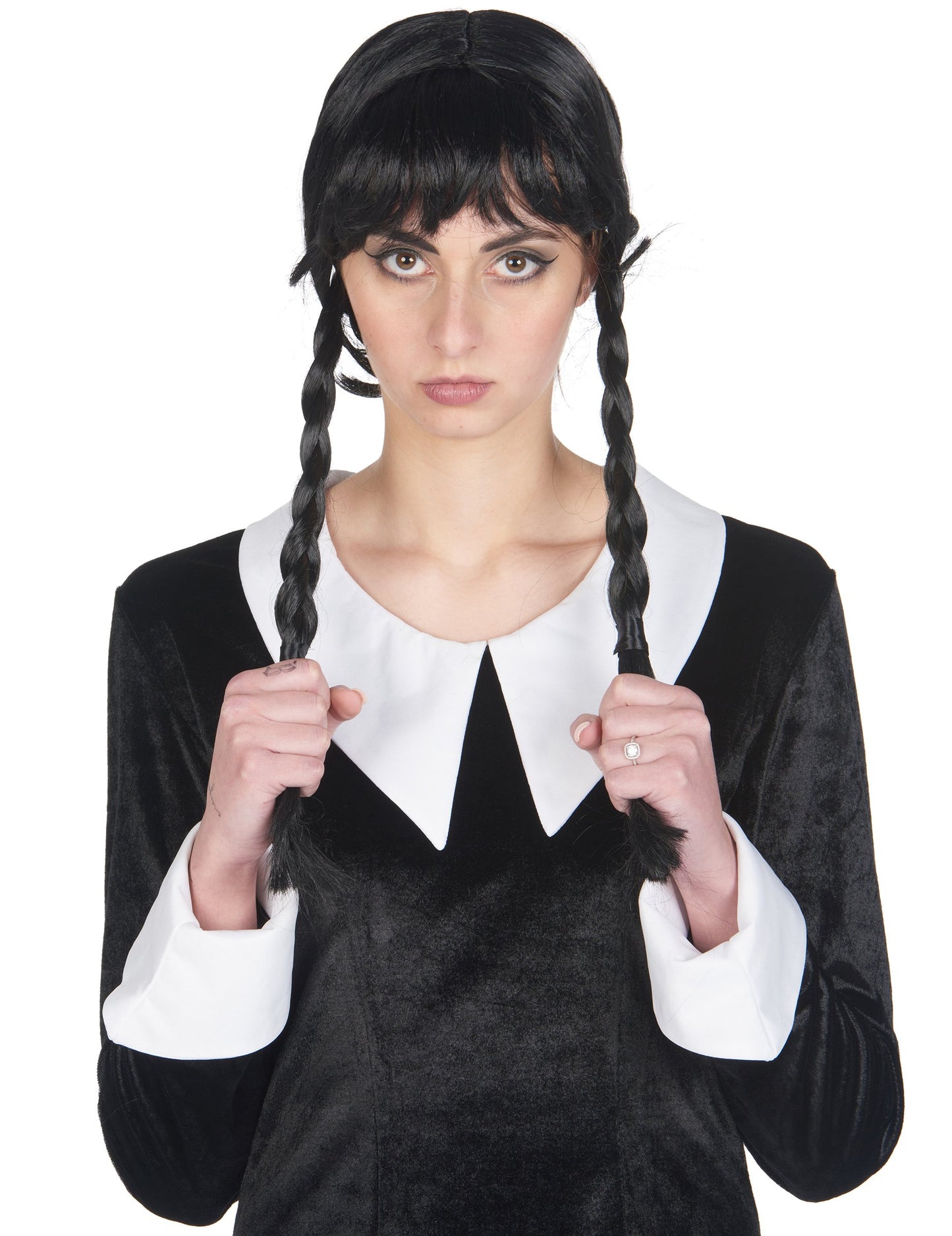 Черно кадифено готическо кадифено прикриване