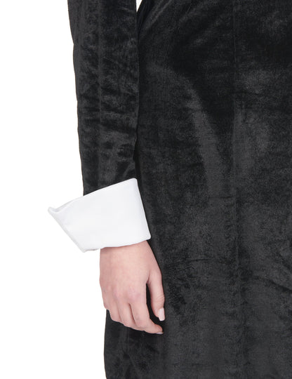 Черно кадифено готическо кадифено прикриване