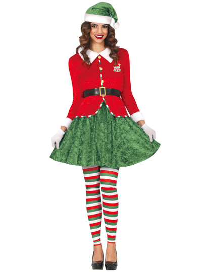 Дамски коледен костюм на елф