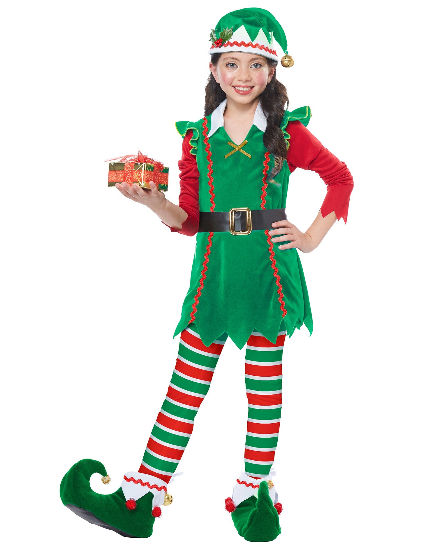 Луксозно момиче коледен костюм