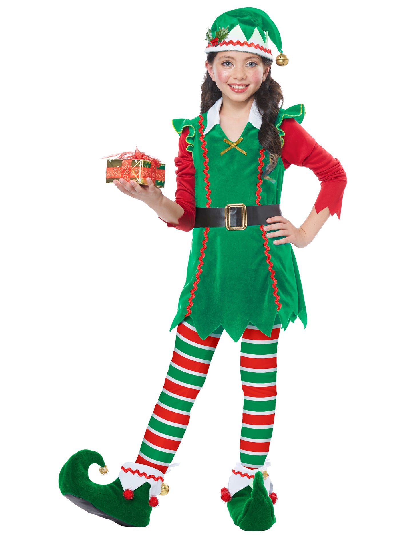 Луксозно момиче коледен костюм