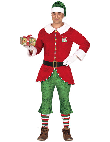 Мъжки коледен костюм на елф