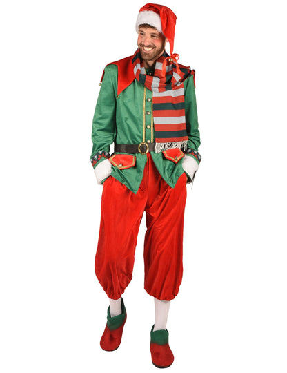 Луксозен коледен елфски костюм за мъже