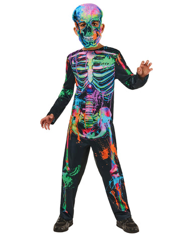 Детски костюм на графити скелет