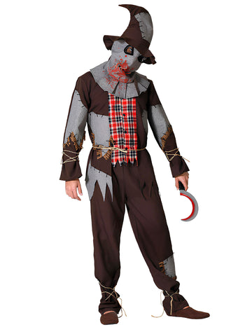 Възрастен окървавен костюм за плашило