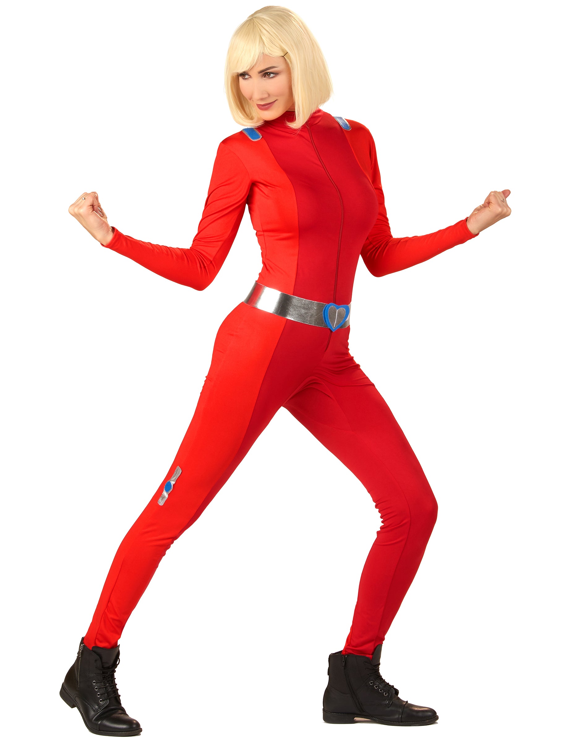 Déguisement Totally Spies™ Clover pour femme rouge