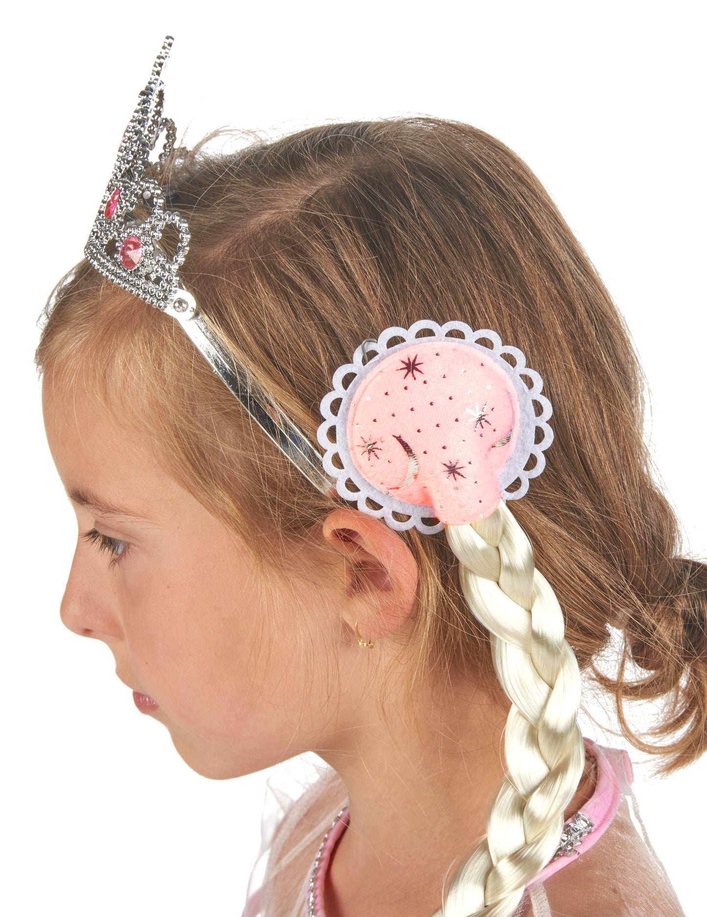 Розово момиче прикриване и аксесоари