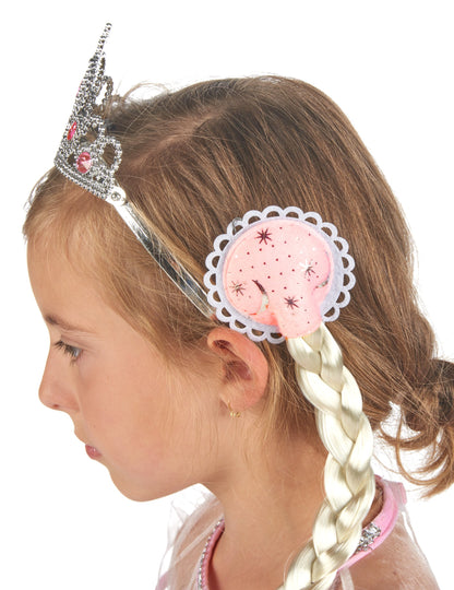 Розово момиче прикриване и аксесоари