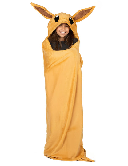 Поларено одеяло с качулка за костюм на Eevee за деца Pokémon™