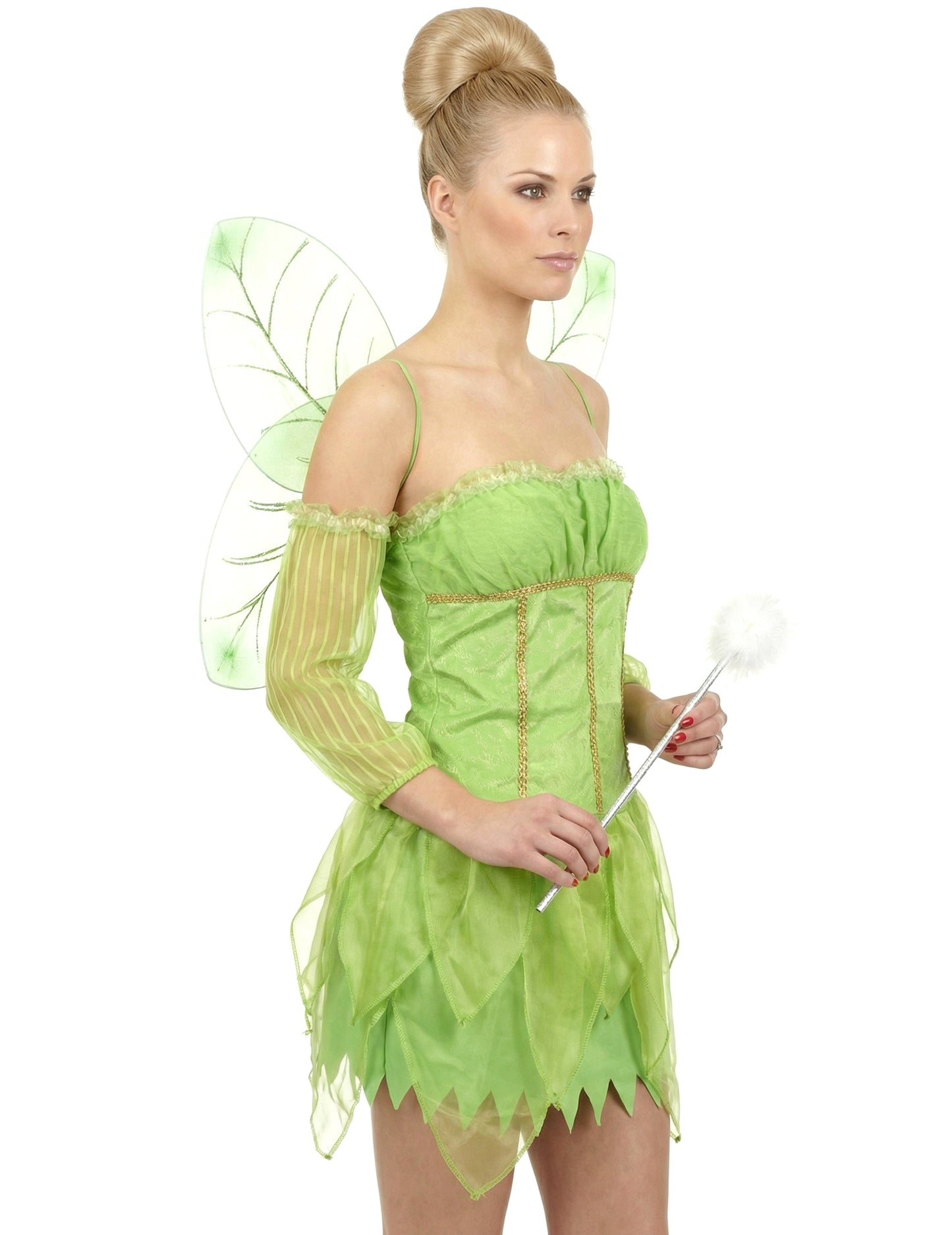 Женски зеленчуков костюм за зелено кадифе