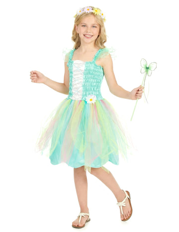 Водна зелена вода фея костюм