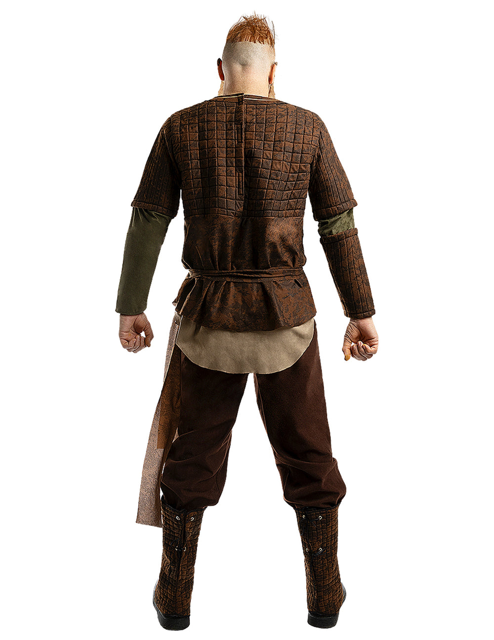 Déguisement Floki - Vikings™ pour adulte marron vu de dos