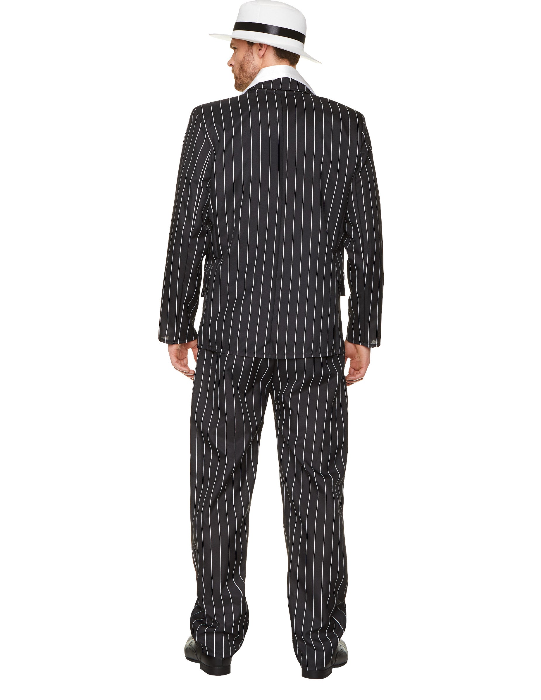 Vue de dos du déguisement gangster pour homme