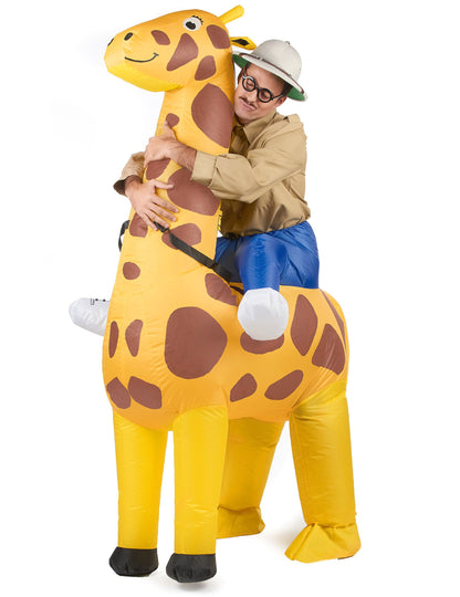Надуваем жираф костюм за възрастни