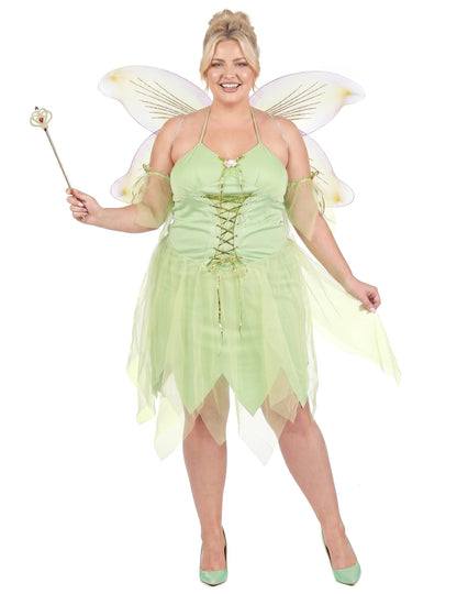 Déguisement grande taille fée verte sexy femme