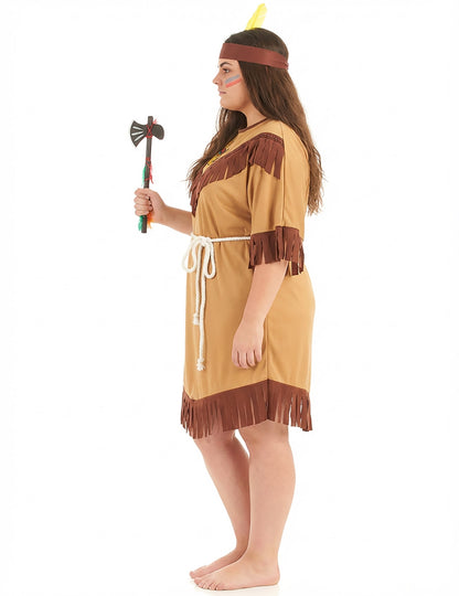 Биколор женски голям индийски размер маскировка