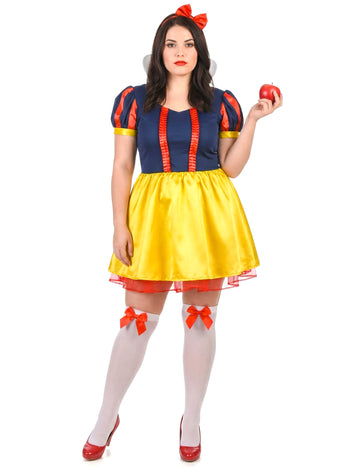 Голям костюм за размера на принцесите на 7 -те жени джуджета