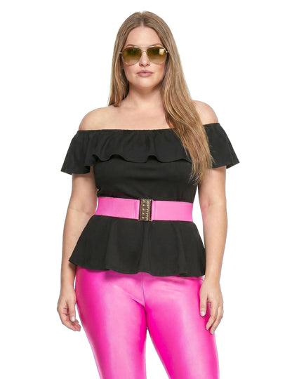 Déguisement grande taille rétro années 80 femme