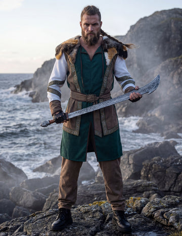 Луксозен костюм на викингски воин за мъже