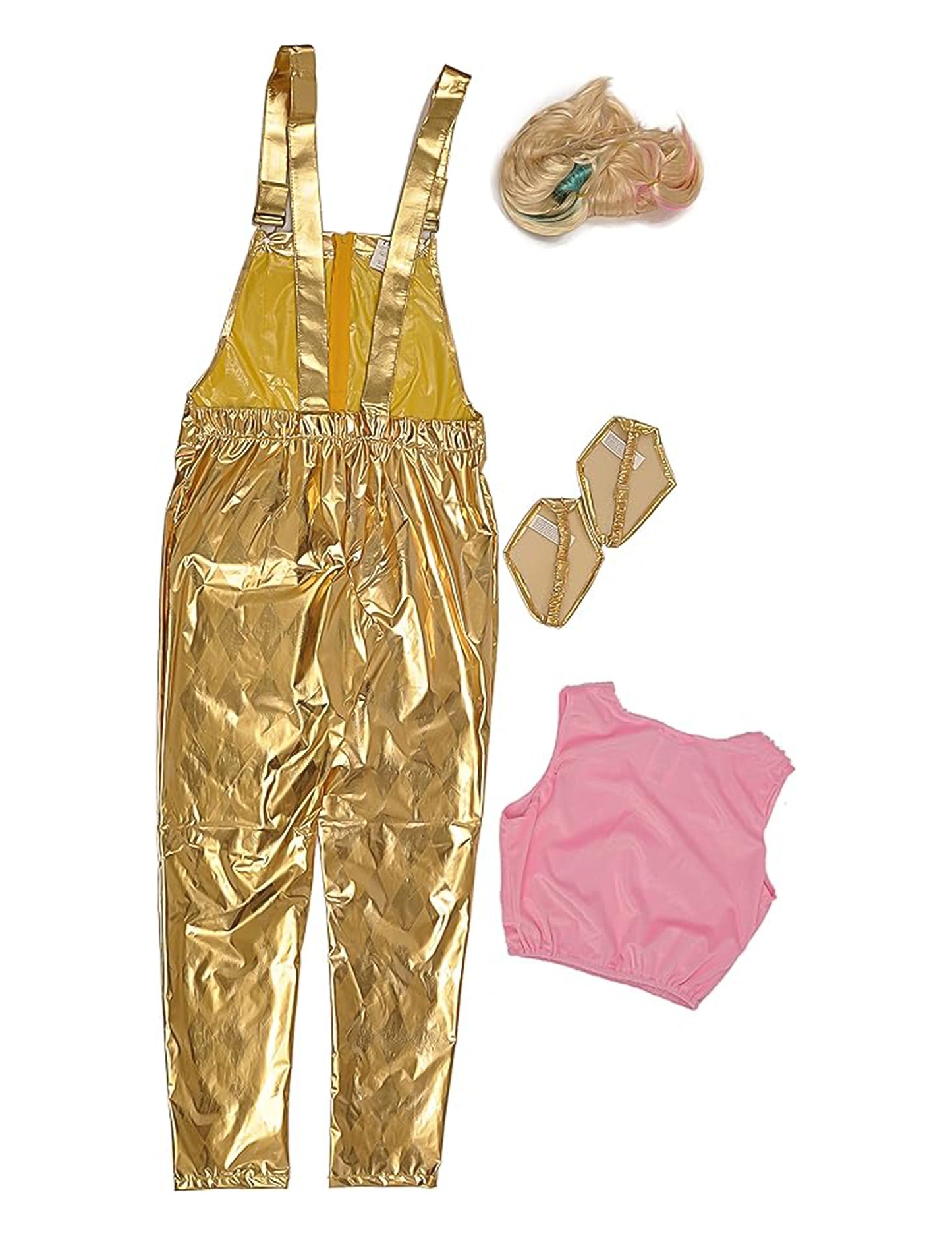 Костюм с харли Quinn Birds of Prey Woman Wig