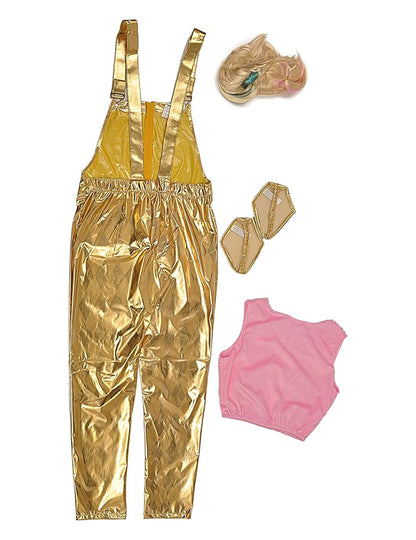 Костюм с харли Quinn Birds of Prey Woman Wig