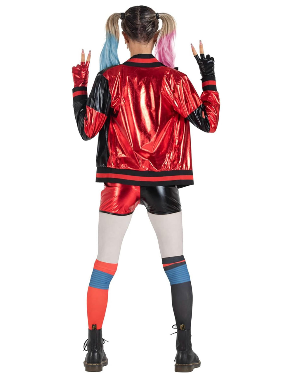 Изглед отзад на костюма Harley Quinn™ за момиче