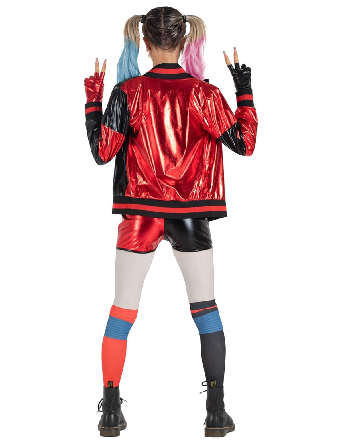 Изглед отзад на костюма Harley Quinn™ за момиче