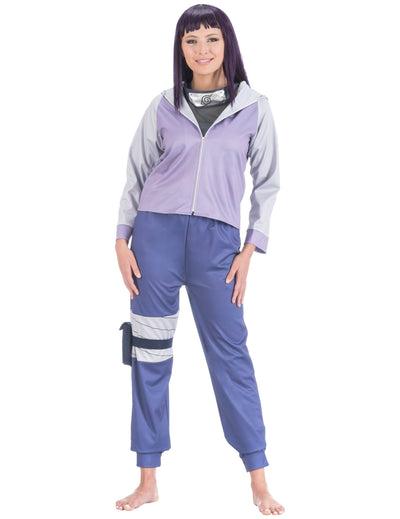 Déguisement Hinata Naruto™ pour femme lavande et bleu