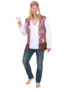 Déguisement hippie à franges homme