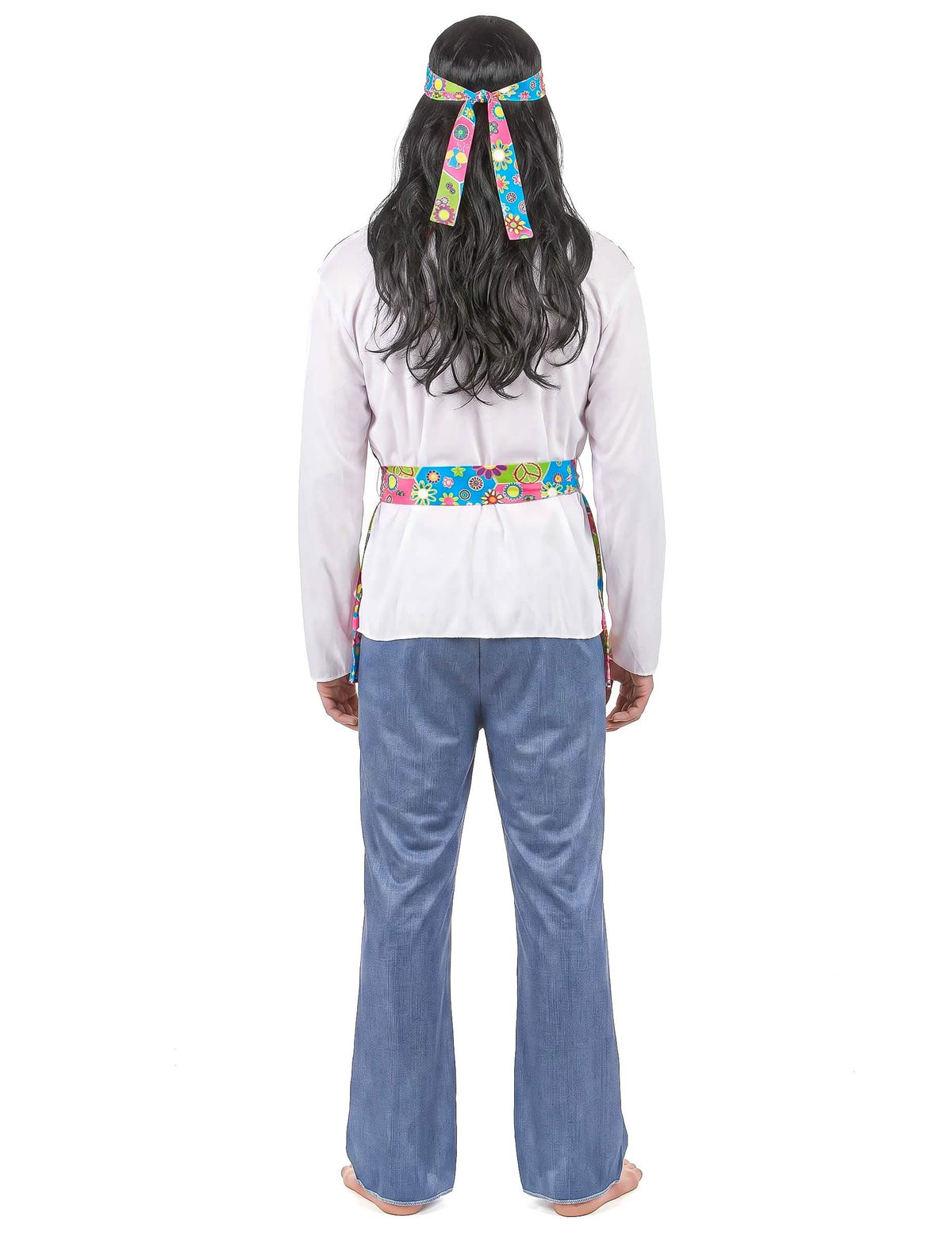 Déguisement hippie effet jean homme