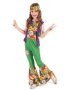 Костюм на зеленото момиче на hepper flower power