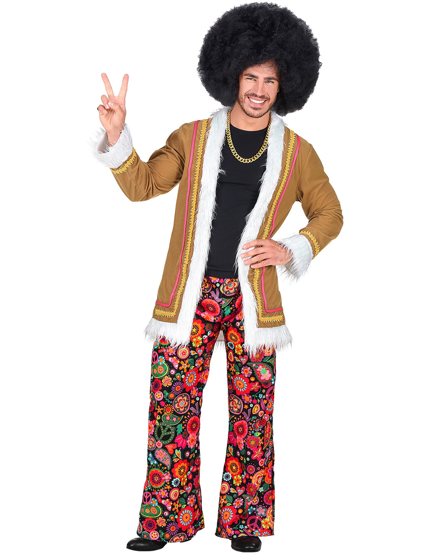 Хипи Уудсток Мъж Костюм