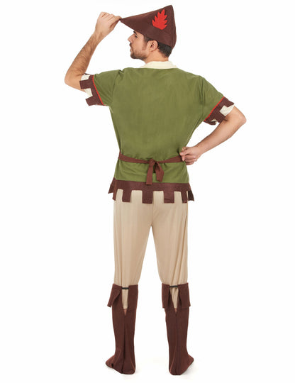 Гледка отзад на костюма на Дървосекач