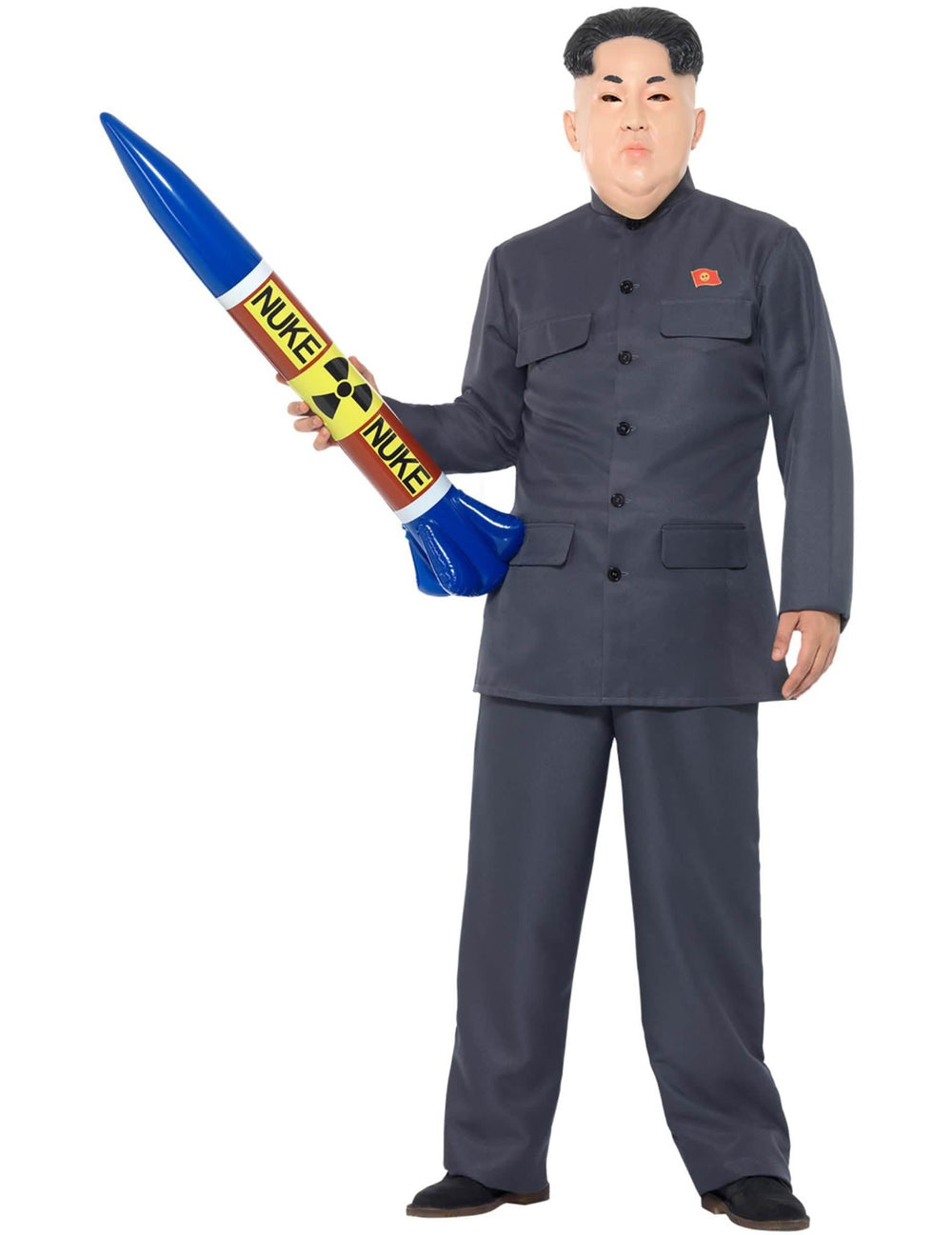 Missile gonflable fourni avec le déguisement homme politique coréen