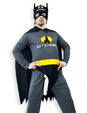 Черен битман хумористичен костюм