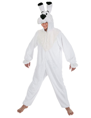 Déguisement Idefix Astérix et Obélix pour adulte blanc