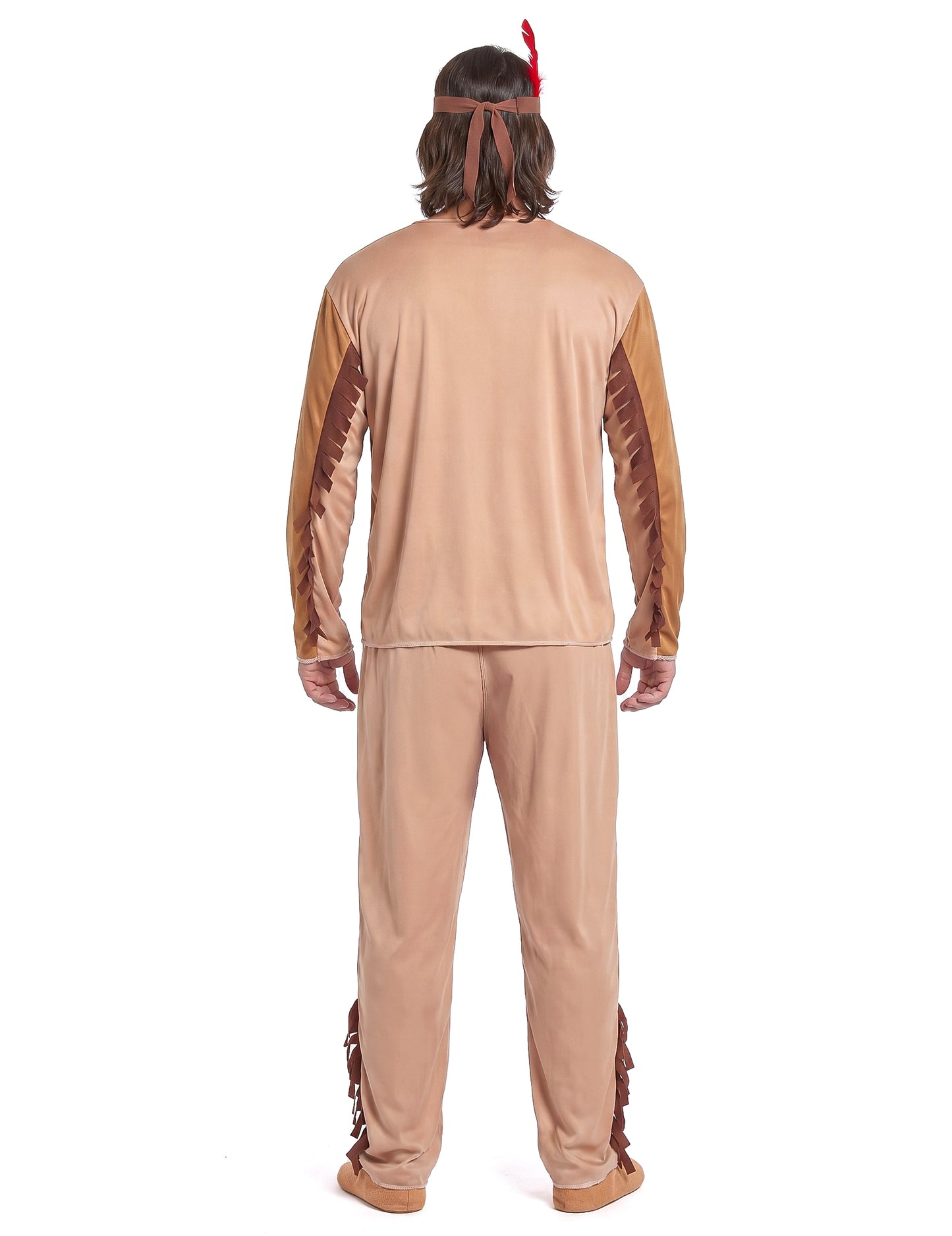 Déguisement indien beige et marron homme