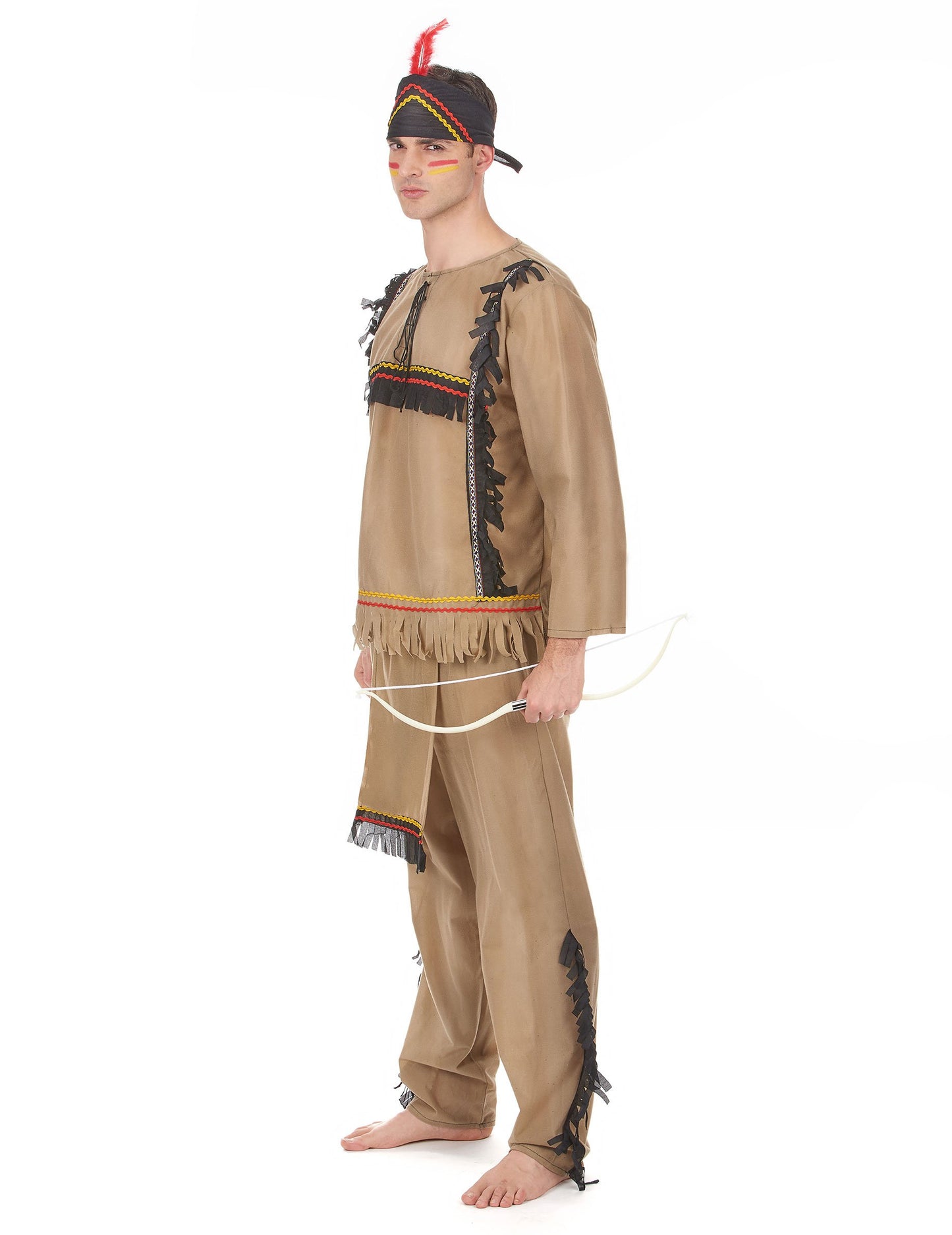 Мъжки индийски костюм с кадифен ефект