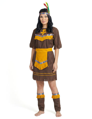 Индийски костюм заобикаляна жена