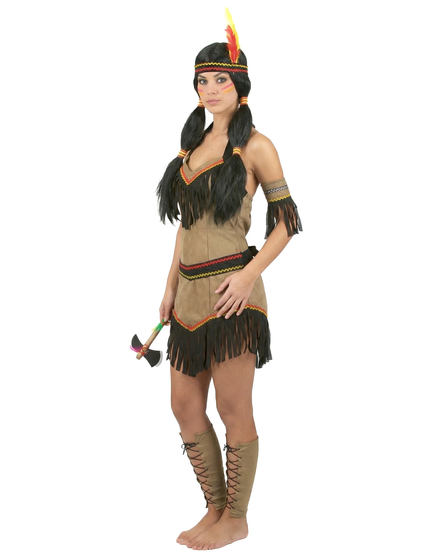 Индийската маскирана гола гръб жена